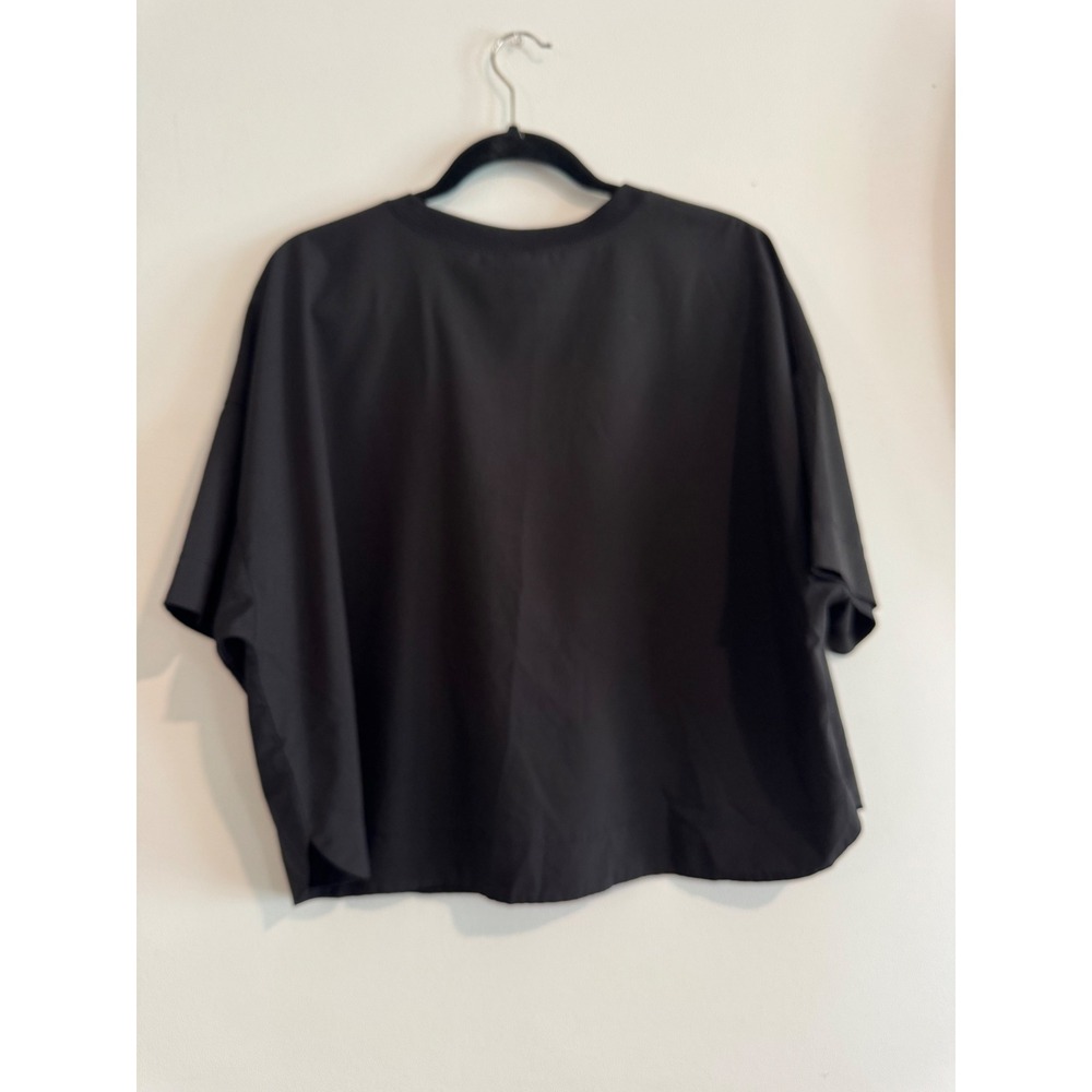 Old Navy StretchTech Boxy T-Shirt Womens XL Black Moisture‎ Wicking Top - Picture 6 of 8